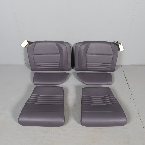 1999-2001 Porsche 911 Convertible Rear Seat Set Upper Lower Space Grey OEM Used