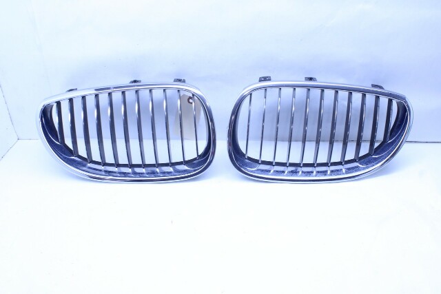 2004-2010 BMW 525i 530i 535i 545i 550i M5 Kidney Grille Right Left Pair Set OEM