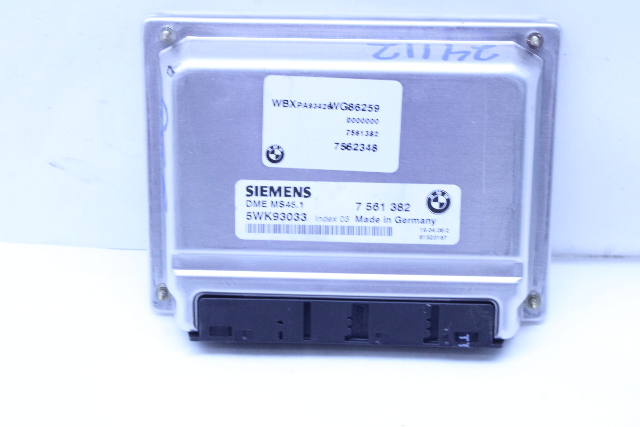 2006 BMW X3 M54 Engine Computer Module ECU ECM DME 12147562348 OEM