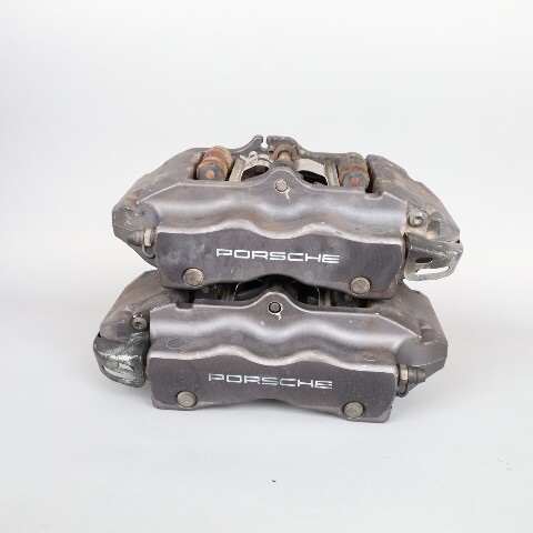 2004-2010 Porsche Cayenne Rear Brake Caliper Pair Brembo Black OEM Used