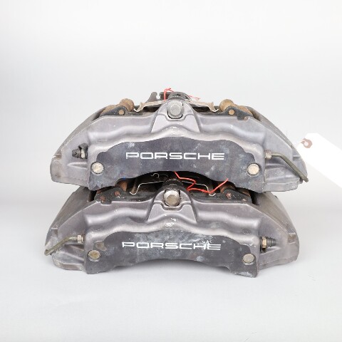 2004-2010 Porsche Cayenne Front Brake Caliper Pair Brembo 17ZL 17ZR OEM Used