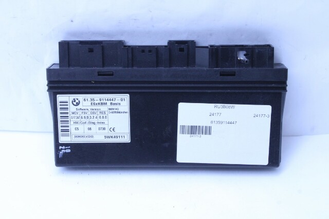 BMW 525i 530i 535i 545i 550i 645i 650i M5 M6 Main Body Control Module BCM OEM