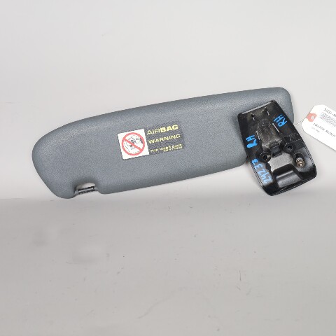 2006-2012 Porsche 911 997 Convertible Right Sun Visor Leatherette Grey OEM