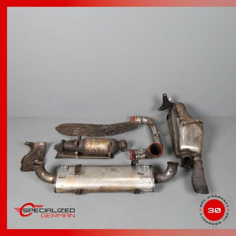 89-94 Porsche 964 911 Carrera 2 Engine Downpipe Exhaust Muffler Set OEM OEM