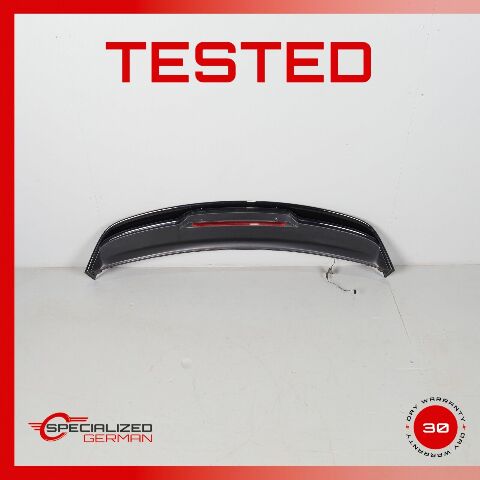 11-14 Porsche 958 Cayenne Turbo S Trunk Lid Spoiler Wing Black SportDesign OEM OEM