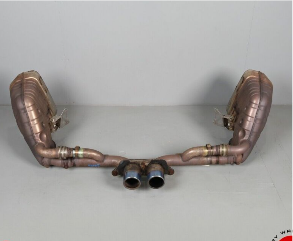 2014-2016 Porsche 991 911 GT3 Exhaust Muffler Set Modified Bypass AS-IS OEM Used