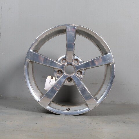 2005-2007 Chevrolet C6 Corvette Rear Wheel 19 x 10 Rim Polished BENT Sold AS IS