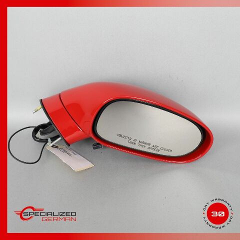 06-13 Chevrolet Corvette C6 Right Side Rear View Door Mirror Red OEM 55K OEM