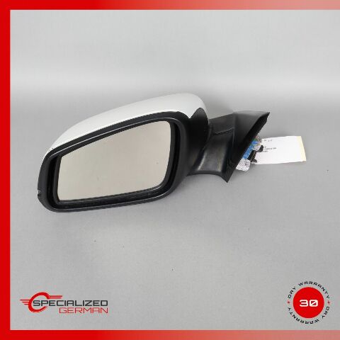 2012 2013 BMW 328i 335i Door Mirror Left Mineral White OEM Used