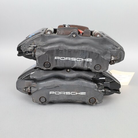 1999-2012 Porsche 911 996 Front Brake Calipers Brembo Set Pair Black OEM Used