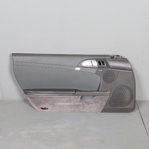 2005-2012 Porsche Boxster Cayman Left Door Panel Leatherette Grey OEM Used