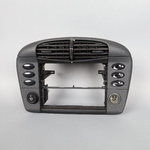 1999 Porsche 911 996 Center Dash Air Vent Bezel Grey Single Din OEM Used