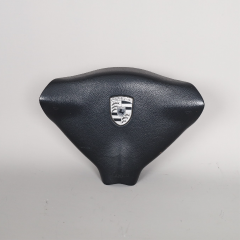 2000-2004 Porsche 911 Boxster 3 Spoke Steering Wheel Airbag Black OEM Used