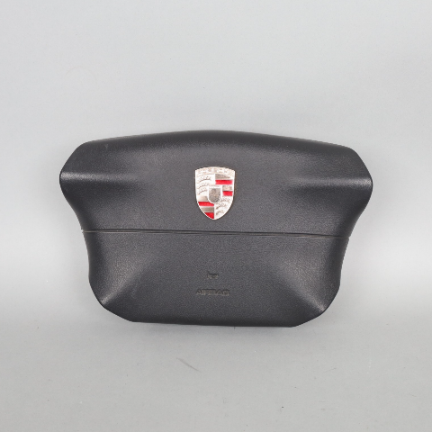 1997-2000 Porsche 911 Boxster 4 Spoke Steering Wheel Airbag Black OEM Used