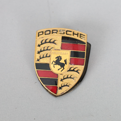Porsche 911 Boxster Cayenne Hood Emblem Crest Badge 99355921100 OEM Used