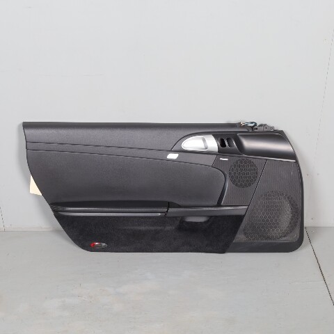 2005-2012 Porsche Boxster Cayman Left Door Panel Leatherette Black OEM Used