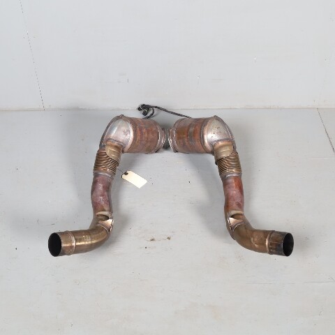 2010–2016 BMW 550i 650i 750i Exhaust Muffler Downpipe Pair OEM Used