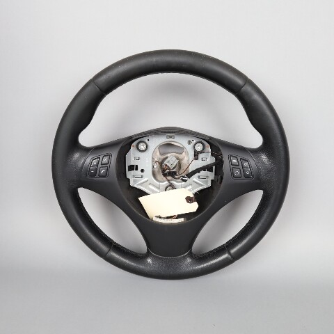 2006-2010 BMW 330i 328i 335i Sport Steering Wheel Leather 32306795570 OEM Used