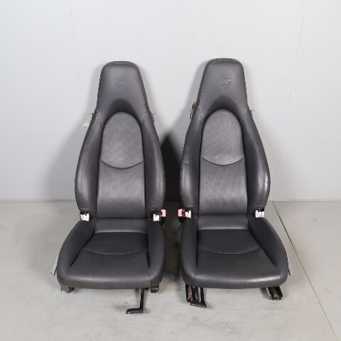 2009-2012 Porsche Boxster Cayman 987 Front Manual Seats Ventilated Cores Needs Upholstery
