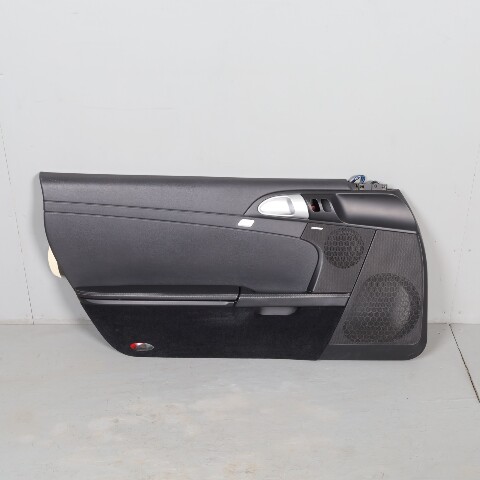 2005-2012 Porsche Boxster Cayman Left Door Panel Leatherette Black OEM Used