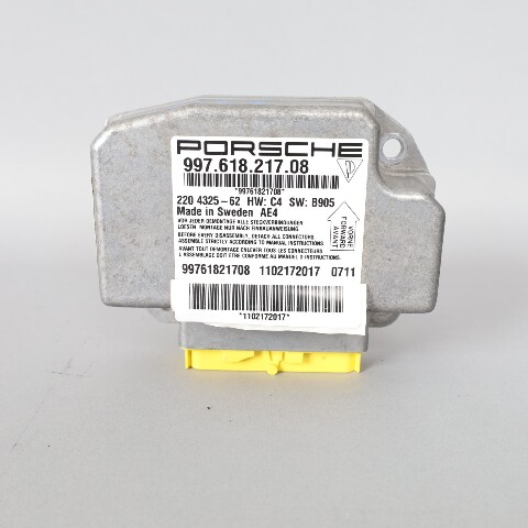 2006-2012 Porsche Cayman 987 SRS Control Module 99761821708 OEM Used