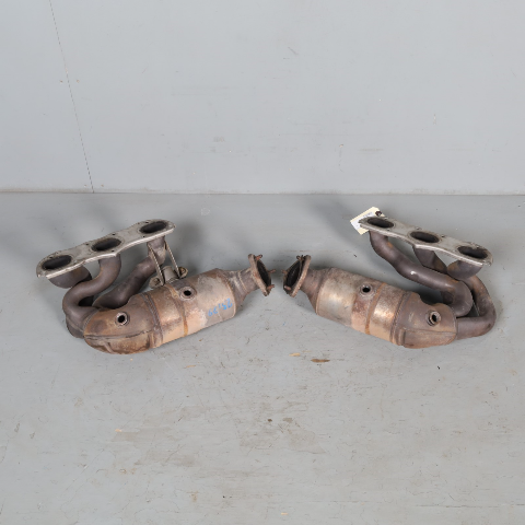 2009-2012 Porsche Boxster Cayman 987 Exhaust Manifold Left Right Pair OEM Used