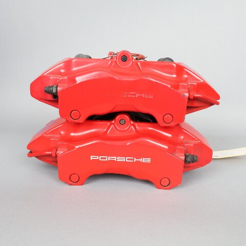 2002-2012 Porsche 911 996 997 Front Brake Calipers Brembo Set Pair Red OEM Used