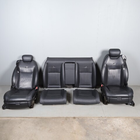 2007-2008 Mercedes CL550 CL600 Front Seat Set With Rears Black Leather OEM used