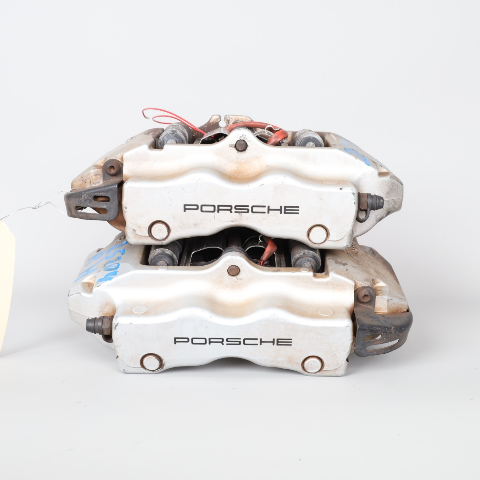 2004-2010 Porsche Cayenne Rear Brake Caliper Set Brembo Silver OEM Used