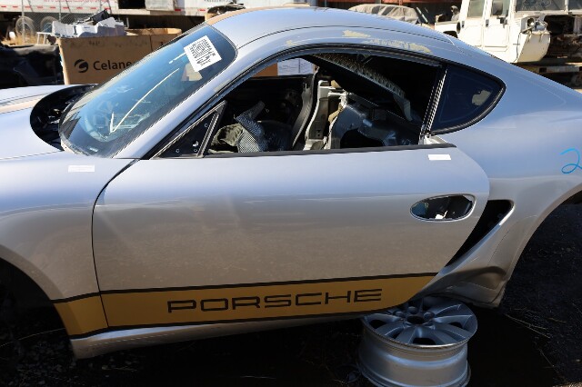 2005-2012 Porsche 911 997 Boxster Cayman 987 Door Shell Left Silver OEM Used