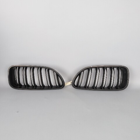 2012‑2018 BMW 640i 650i M6 Performance Kidney Grilles Pair 51712297595 OEM Used
