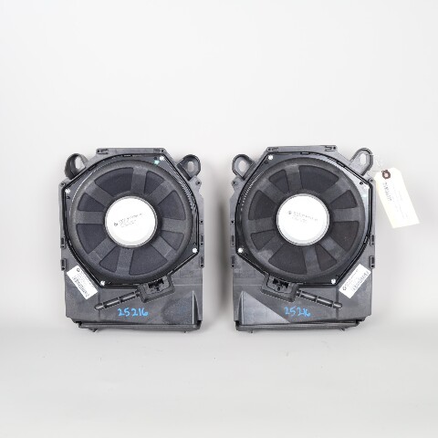 2008-2013 BMW 328i 335i M3 X1 Floor Speaker Subwoofer Pair 65139143143 OEM Used