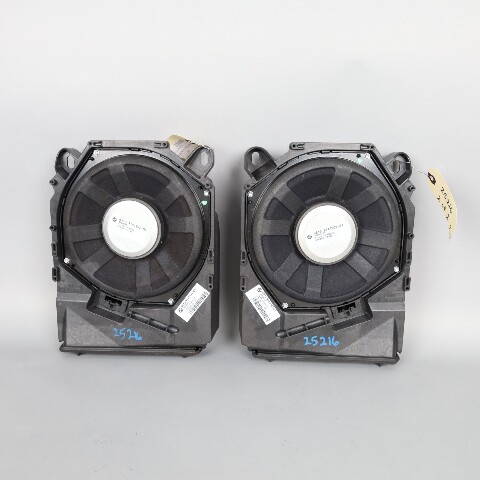 2008-2013 BMW 328i 335i M3 X1 Floor Speaker Subwoofer Set 65139143143 OEM Used