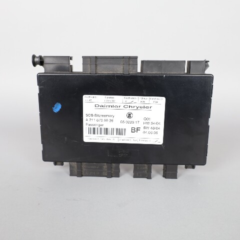 03‑11 Mercedes E/CLS/ML/GL/R/SLK Passenger Seat Control Module 2118705026 OEM Used