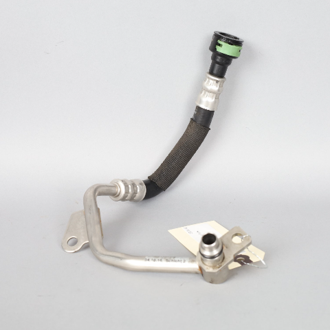 2017-2019 Audi Q7 3.0 Transmission Oil Cooler Hose Assembly 4M0317817K OEM Used