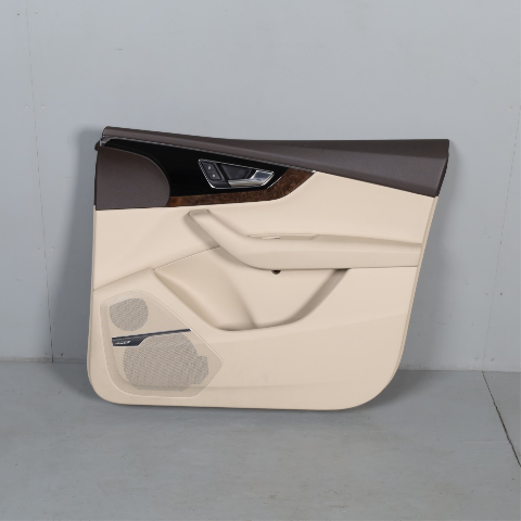2017-2018 Audi Q7 Front Door Panel Right Beige OEM Used