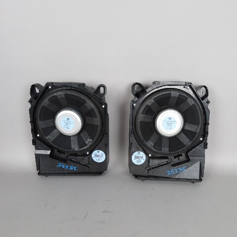 2008-2013 BMW 328i 335i M3 X1 Floor Speaker Subwoofer Pair 65139143143 OEM Used