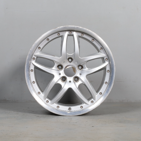 2004 2005 BMW 330i Rear Wheel 18 x 8.5 Rim Style #71 36111097187 BENT AS IS