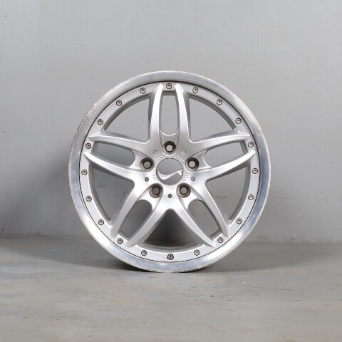 2004 2005 BMW 330i Front Wheel 18 x 8 Style #71 Rim 36111097186 BENT AS IS