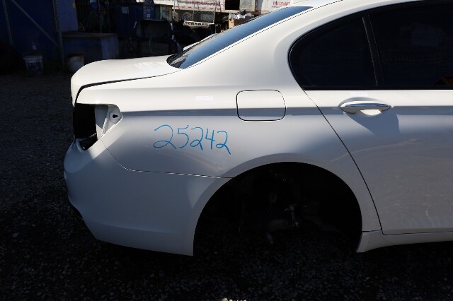 2009-2015 BMW 740Li 750Li Right  Rear Quarter Panel White 41217204487 OEM Used