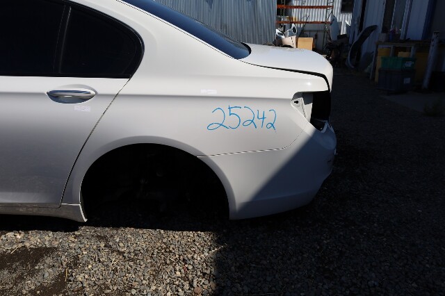 2009-2015 BMW 740Li 750Li Left Rear Quarter Panel White 41217204487 OEM Used