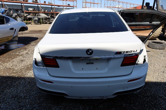 2009-2015 BMW 740i 750i Rear Trunk Deck Lid White 41627172332 OEM Used