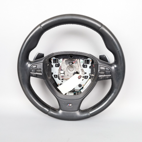 2013-2015 BMW 740i 750i Steering Wheel M-Sport 32337851403 OEM Used