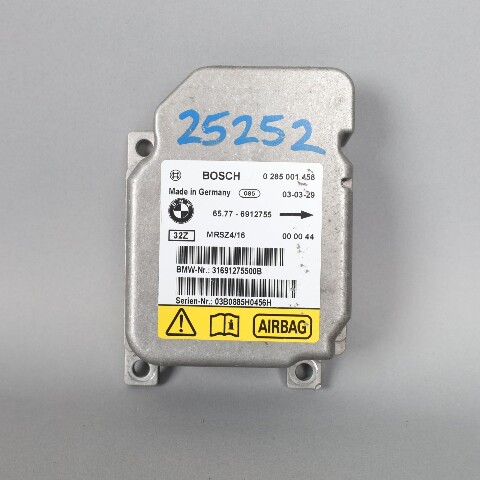 2001-2005 BMW 330i M3 X5 SRS Control Module 65776912755 OEM Used