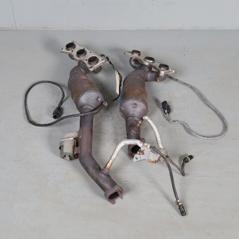 2007-2009 BMW 328i N52 RWD Exhaust Manifold Front Rear Pair 18407563736 OEM Used