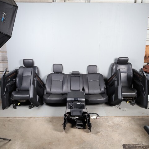 2009-2016 Ram 1500 Crew Laramie Front / Rear Seats / Door Panels /Center Console