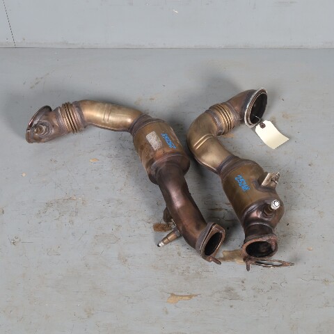 2007-2010 BMW 135i 335i N55 Exhaust Manifold Downpipe Set 18307587609 OEM Used