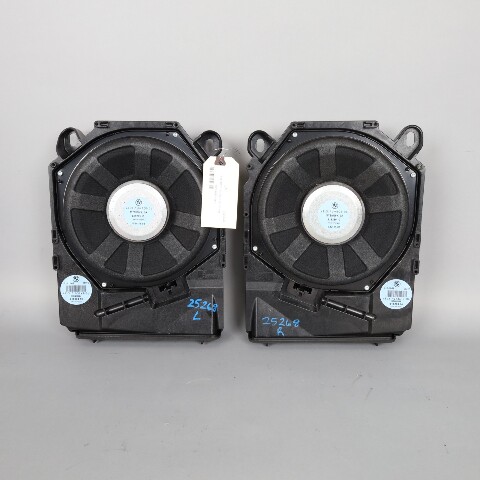 2008-2013 BMW 328i 335i M3 X1 Floor Speaker Subwoofer Set 65139143143 OEM Used