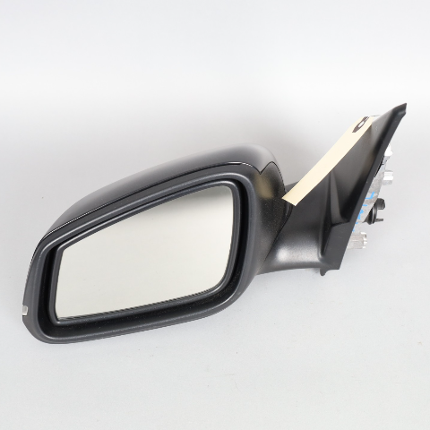 2013-2015 BMW X1 Left Door Mirror Side View Black Sapphire 51167307185 OEM Used
