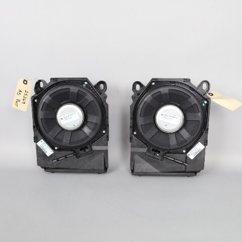 2008-2013 BMW 328i 335i M3 X1 Floor Speaker Subwoofer Set 65139143143 OEM Used